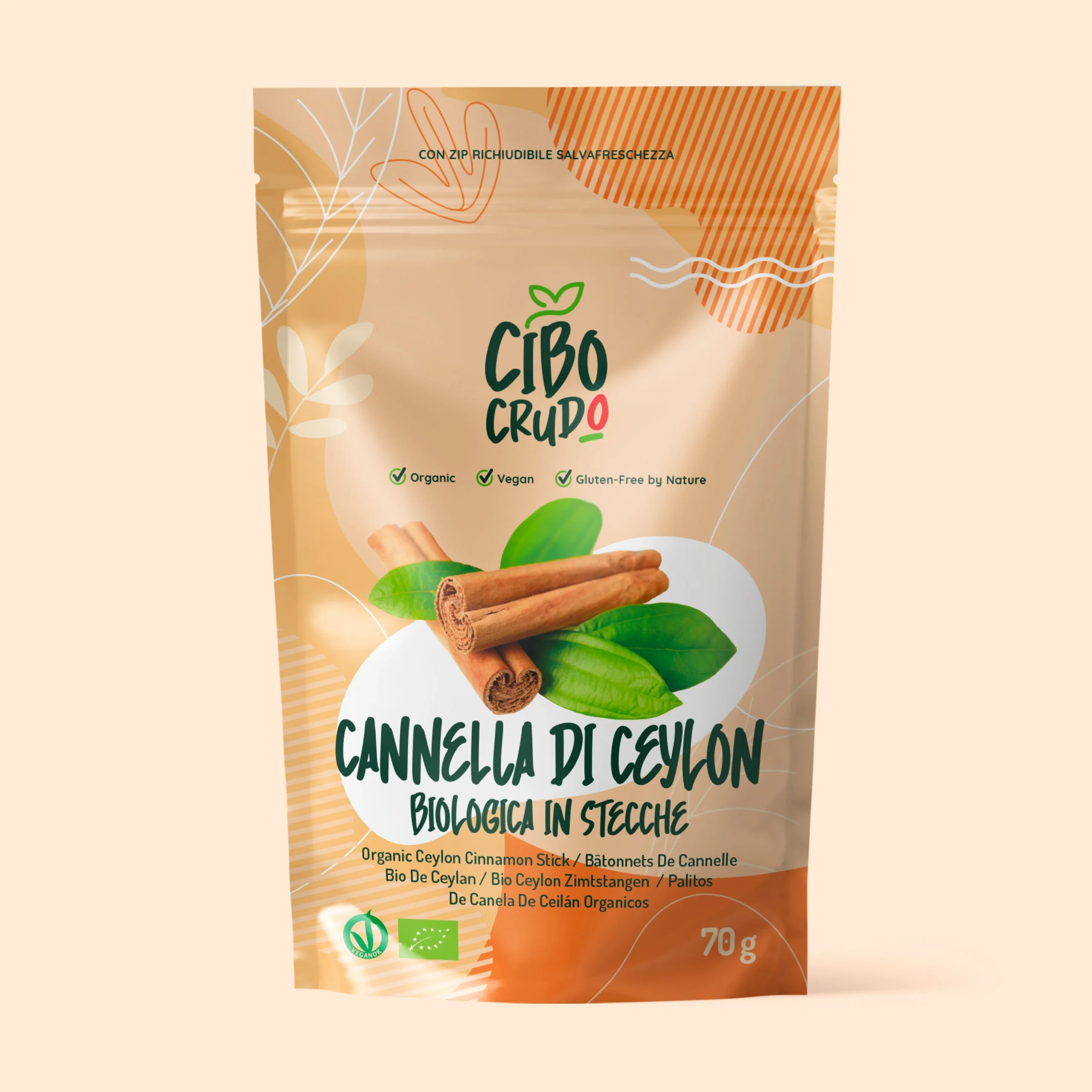 Stecche di cannella Ceylon Alimentare e Biologica 70 gr
